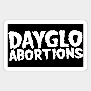 Dayglo Abortions Logo Magnet